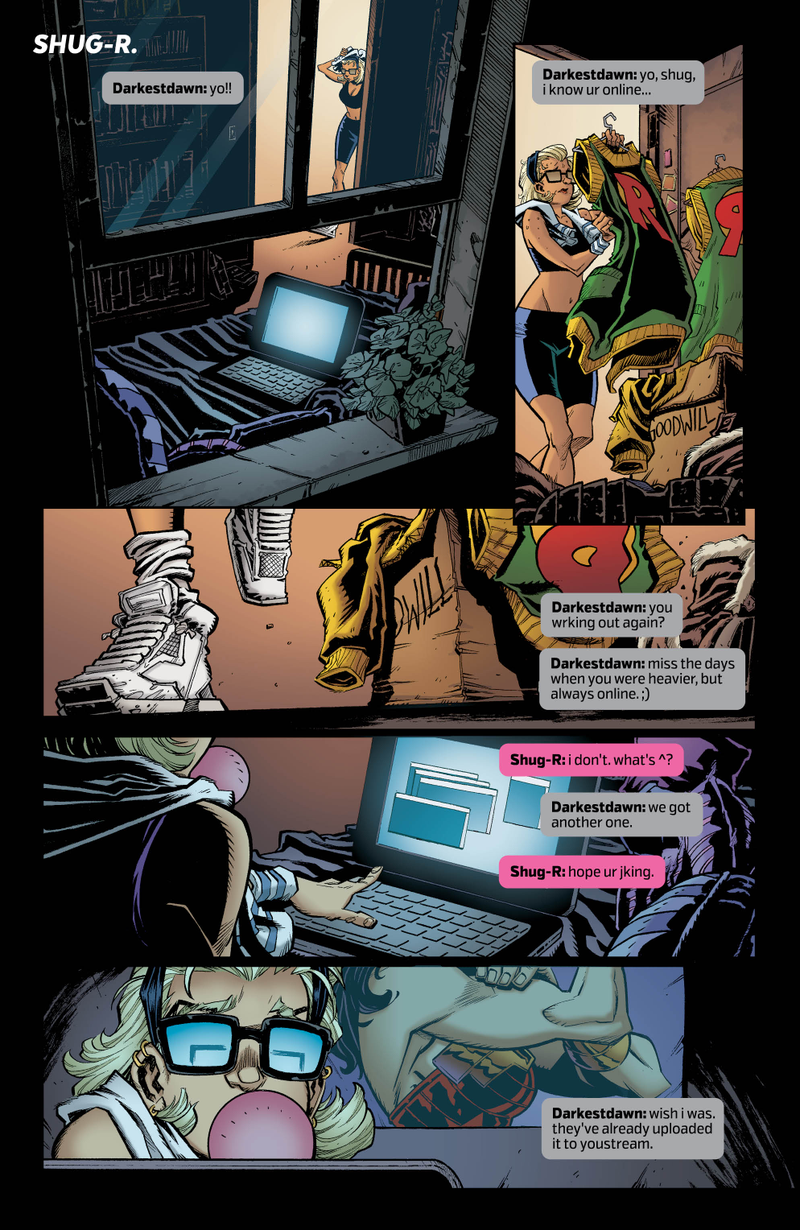 Illustration for article titled DC exclusive: The Jokerz run wild in We Are Robin #10